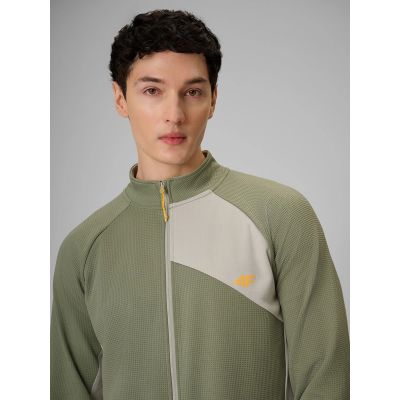 5. Herren-Trekking-Sweatshirt ohne Kapuze, reguläre Passform, Größe 4F 4FRSS26TFSWM0984-44S