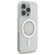 4. Guess IML Strassstein-MagSafe-Hülle für iPhone 16 Pro – Weiß