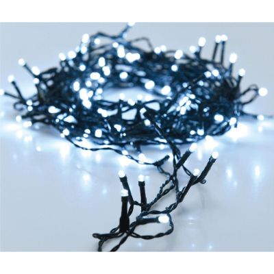 8. WEIHNACHTSLICHTER LICHTERKETTE 240 LED KALTWEISS