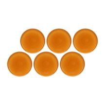 ROSE&TULIPANI ARPEGGIO Set mit 6 Speisetellern, 25 cm, orange