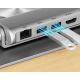 4. UNITEK Laptopständer + USB-C-Hub, HDMI 1.4, 4K, PD 100W