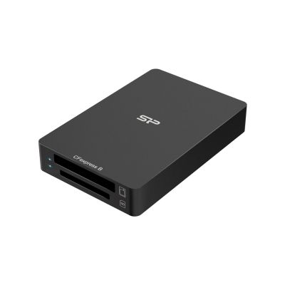 Silicon Power CreatePro BS10 CFexpress Typ B und SD 4.0 10 Gbit/s Kartenleser (schwarz)