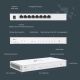 10. TP-Link Festa FS308G Managed L2/L2+ Gigabit Ethernet (10/100/1000) PoE-Unterstützung Weiß
