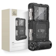 Tech-Protect Waterproof Case wasserdicht IPX8 für Smartphones 4,7-6,7" - schwarz