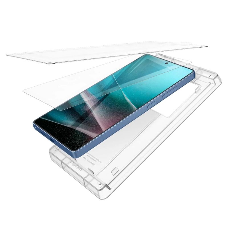 5. Spigen Elite Shield EZ FIT Hybridglas für Samsung Galaxy S25 Ultra – Transparent