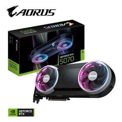 8. GIGABYTE AORUS GeForce RTX 5070 INFINITY 12G NVIDIA 12 GB GDDR7