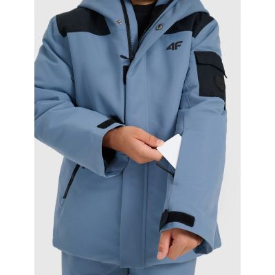 6. Snowboardjacke für Jungen mit 8000er Membran, Größe 4F 4FJRAW25TTJAM1044-32S