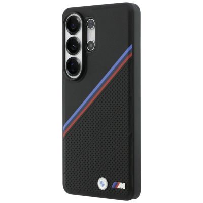 2. BMW Tricolor Metal Logo MagSafe Hülle für Samsung Galaxy S26 Ultra - Schwarz