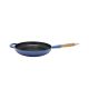 Le Creuset 20258282200422 Signature gusseiserne Bratpfanne mit Holzgriff,