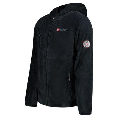 5. Herren-Fleecepullover Geographical Norway UPLOAD HOOD BLACK DB MEN 224 (WY3383H/GN-BLACK)