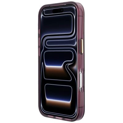 5. Karl Lagerfeld Peekaboo Logo MagSafe Hülle für iPhone 18 Pro / 17 Pro – Burgunderrot