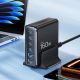 4. Tech-Protect DC160W-GAN 6-Port 160W Wandladegerät – Schwarz