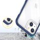 6. Klare 3in1 Hülle für iPhone 13 Mini Gel Cover mit Rahmen blau