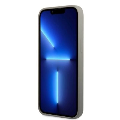 5. Guess GUHMP13SSPLG iPhone 13 mini 5,4" grau/graue Hartschale Silikon-Logoplatte MagSafe