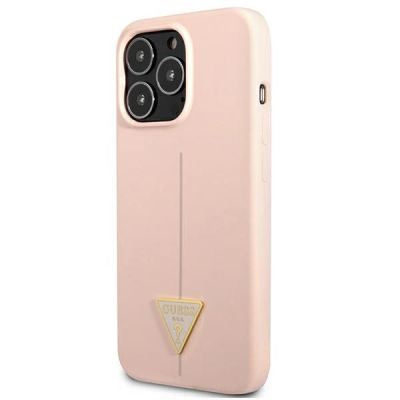 2. Guess GUHCP13LSLTGP iPhone 13 Pro / 13 6.1" pink/pink Hardcase Silikon Dreieck