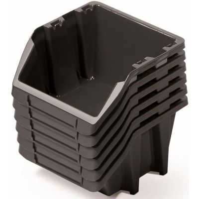 7. BINEER KURZES WORKSHOP-BEHÄLTERSET 10-TEILIG SCHWARZ KISTENBERG