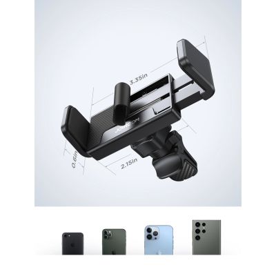 11. Joyroom Autotelefonhalter für Lüftungsschlitze schwarz (JR-ZS377)