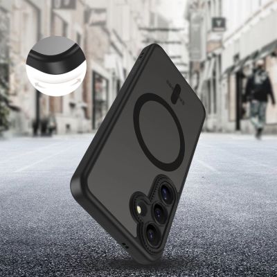5. Tech-Protect MagCam MagSafe Hülle für Samsung Galaxy S25 – Schwarz
