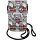 4. Hello Kitty Leather Tags Graffiti Cord-Tasche – Beige