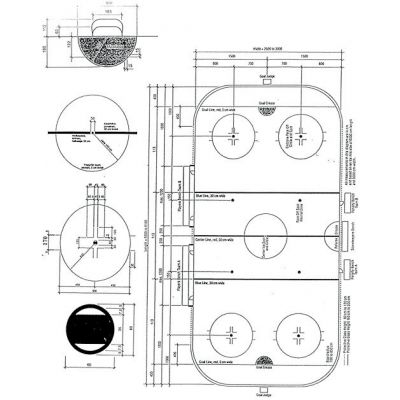 Hockey-Linien-Set