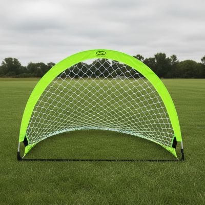 Pop-Up Fußball-Trainingstor - neongrün (M) 120x80x80 cm