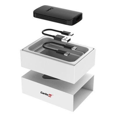 13. CARLINKIT A2A Adapter Kabellos Android Auto Schwarz