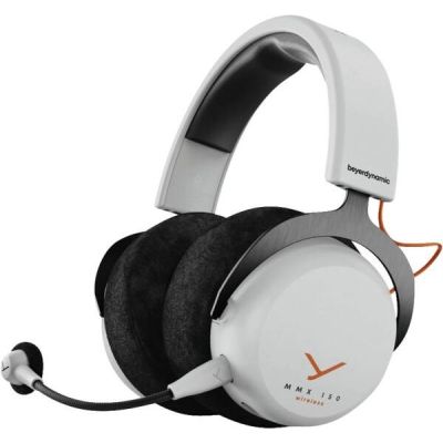 2. Beyerdynamic MMX 150 Kabelgebundenes & Kabelloses Gaming-Headset mit Bügel, USB Typ-C, Bluetooth, Weiß