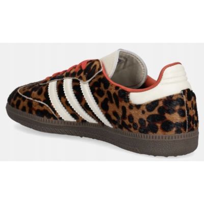 4. Adidas Samba OG W Leopard Gebraucht Rot Schuhe JI2734