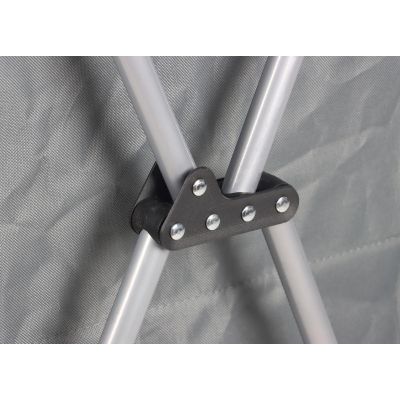 10. Faltbarer Reiseschrank mit 3 Ablagen 60x51x98cm ENERO CAMP