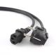 GEMBIRD PC-186-VDE-10M Kabel (C13 / IEC C13 / IEC 320 C13 - Schuko; 10m; schwarz)