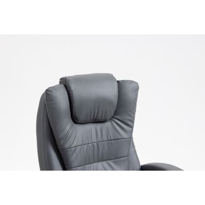 14. Activejet beheizter Massage-Bürostuhl YK7304 Grau