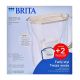 Brita Style Essential Filterkanne + 2 MaxtraPro PP-Kartuschen (2,4 l; Sand)