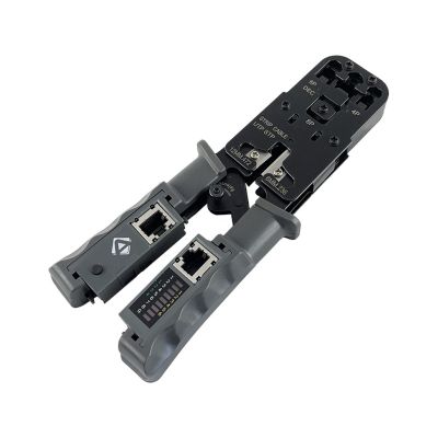 4P6P8P Crimpzange mit ALANTEC LAN-Tester