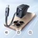6. Baseus EnerCore CJ11 45W Wandladegerät mit USB-C-Anschluss und einziehbarem USB-C-Kabel – Schwarz