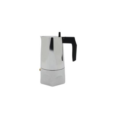 Alessi MT18/3 Manuelle Kaffeemaschine Moka-Kanne Aluminium