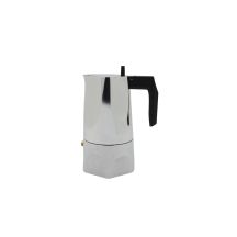 Alessi MT18/3 Manuelle Kaffeemaschine Moka-Kanne Aluminium