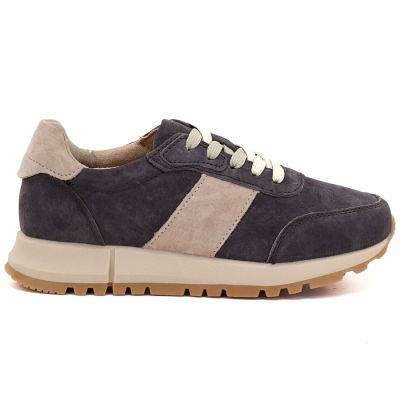 2. Damen-Lederschuhe, Sneaker, braun, Potocki 40354