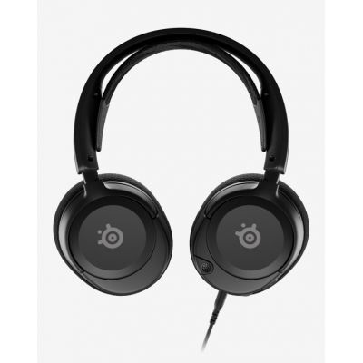 15. Steelseries Arctis Nova 1 Gaming-Headset mit Kabel und Kopfbügel, Schwarz