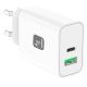 2. TECHLY GAN USB-C 30W PD & USB-A Wandladegerät