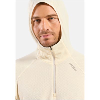 6. Herren-Kapuzenpullover Odlo X-ALP Midlayer Hoody, beige
