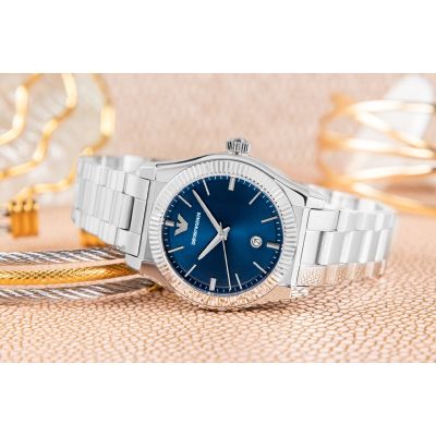 6. Emporio Armani Federica AR11717 Herrenuhr + Box