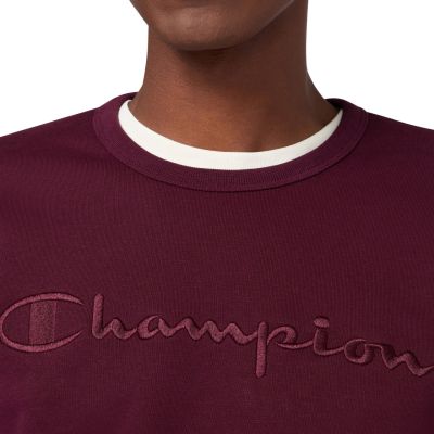 10. Champion Rundhals-Sweatshirt Burgunderrot 220272 RS522
