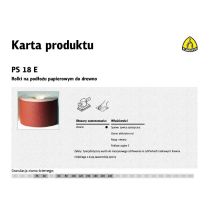KLINGSPOR Papierrolle PS18E 150 mm 120 mm dick (50 m)