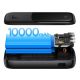 7. Baseus Qpow Digital Display Powerbank mit Schnellladung 10000mAh 22,5W QC/PD/SCP/FCP mit eingebautem USB-C Kabel schwarz