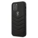 Ferrari FEHQUHCP12LBK iPhone 12 Pro Max 6.7" schwarz/schwarz Hardcase Off Track Quilted