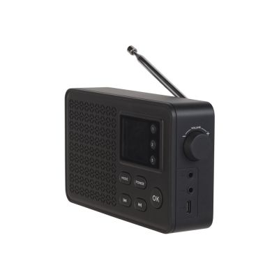 6. Denver DAB-57 tragbares Radio, Schwarz