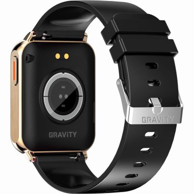 11. Smartwatch Gravity Roségold Schwarz 2 Armbänder GT17-5