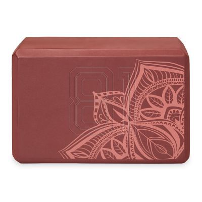 5. Gaiam Intense Rust Sundial Point 65748 Yogablock