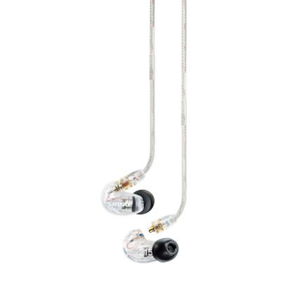 2. Shure SE215-CL-EFS – In-Ear-Kopfhörer, abnehmbares Kabel, transparent