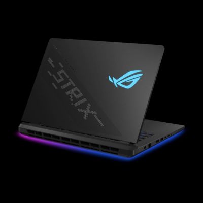 10. ASUS ROG Strix SCAR 16 G635LX-U9644W Ultra 9 275HX 16,0" 2,5K Mini-LED 240Hz 1200nits AG 64GB DDR5 5600 2xSSD2TB GeForce RTX 5090 24GB WLAN+BT LAN-Kamera 1080p 90Wh Windows 11 Ausgeschaltet Schwarz